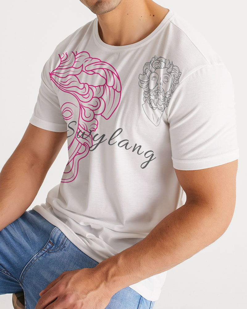 Swylang pink Men's All-Over Print Tee