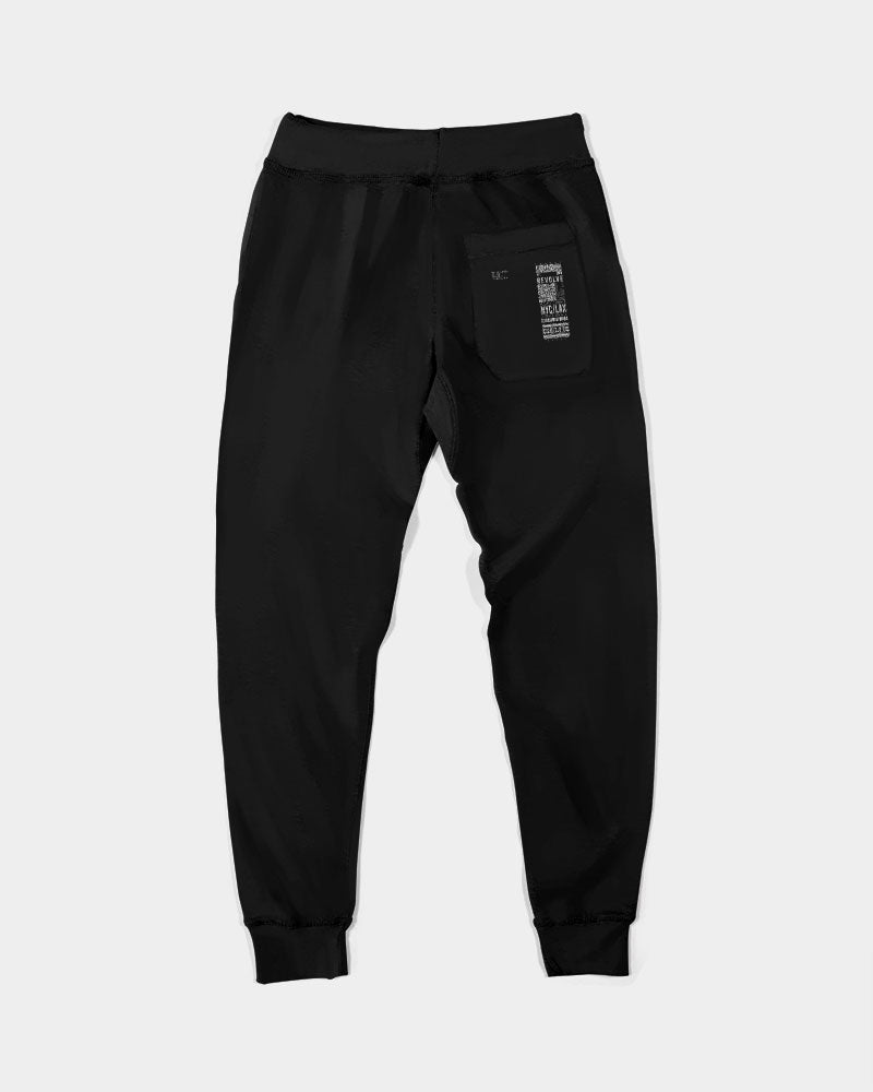 REVOLVE-WHITE Unisex Premium Fleece Joggers | Lane Seven
