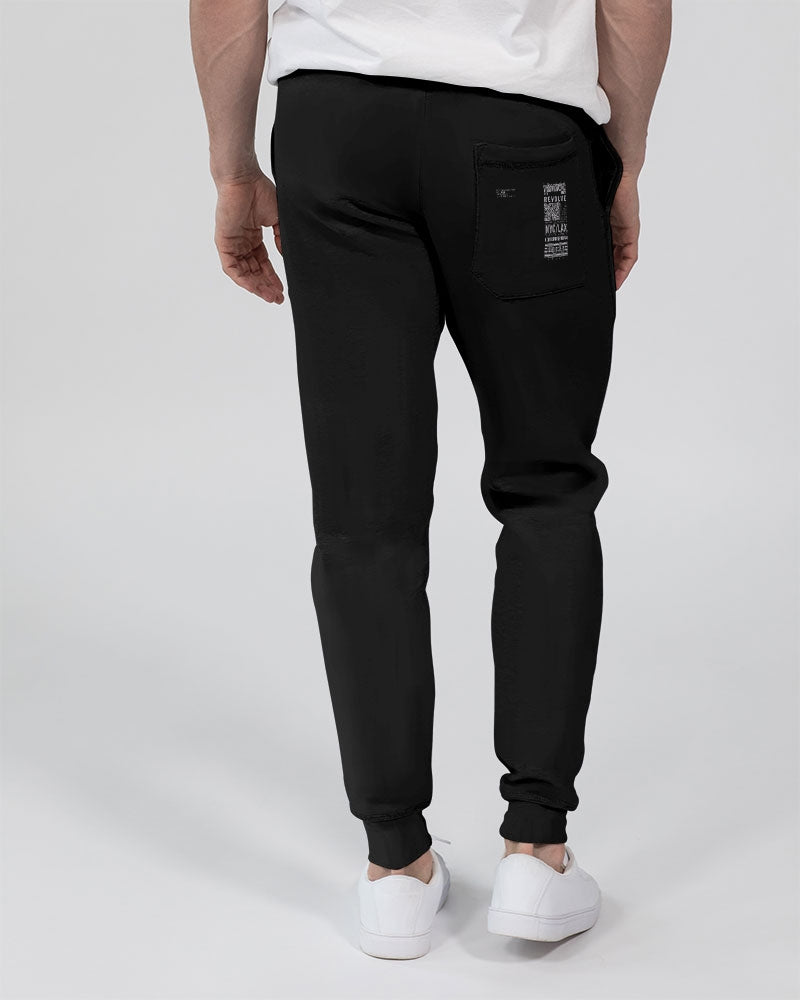 REVOLVE-WHITE Unisex Premium Fleece Joggers | Lane Seven