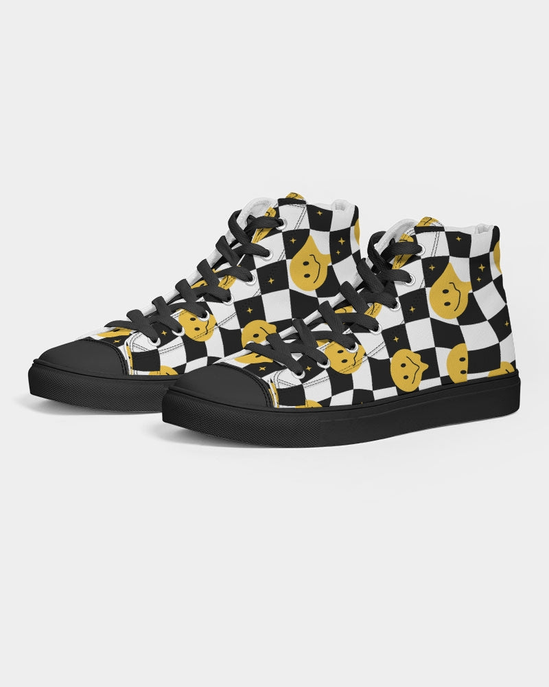 Chaos Women's Hightop Canvas Shoe - Black
