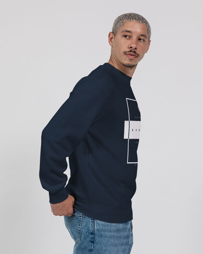 NOWHERE-WHITE Unisex Premium Crewneck Sweatshirt | Lane Seven