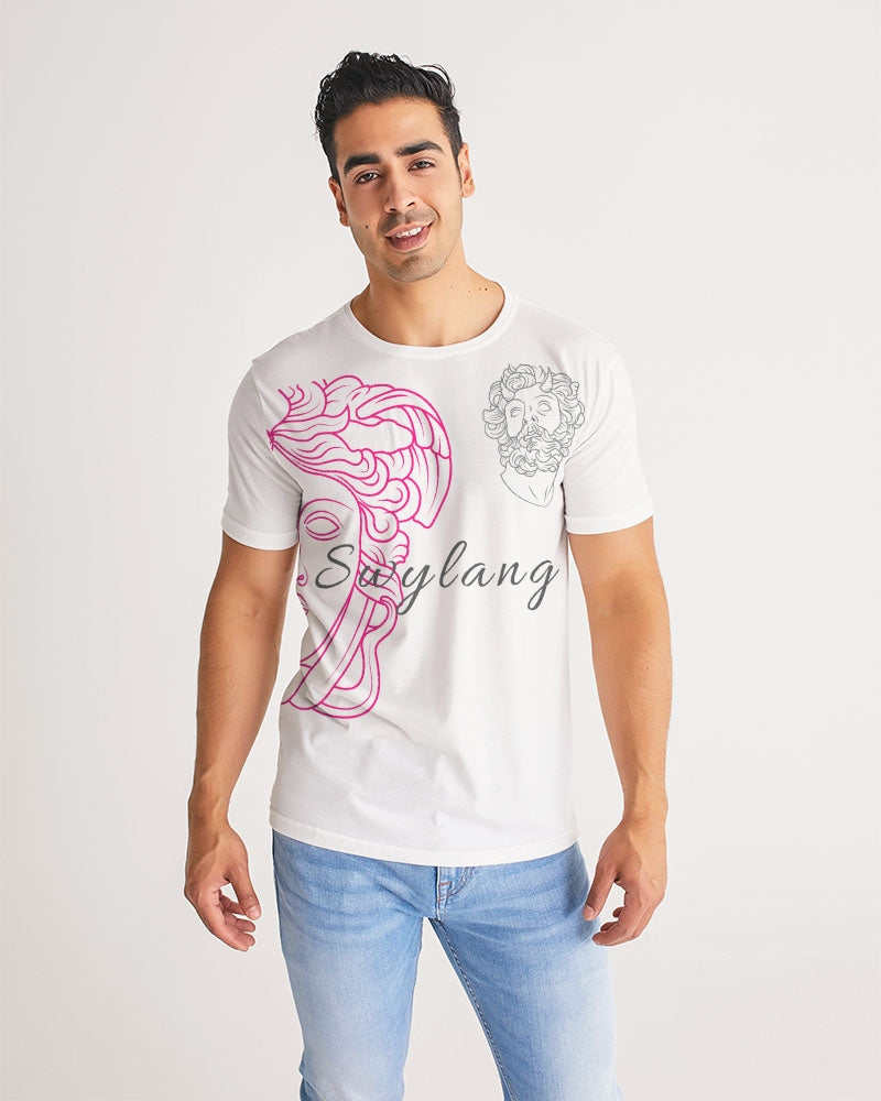 Swylang pink Men's All-Over Print Tee