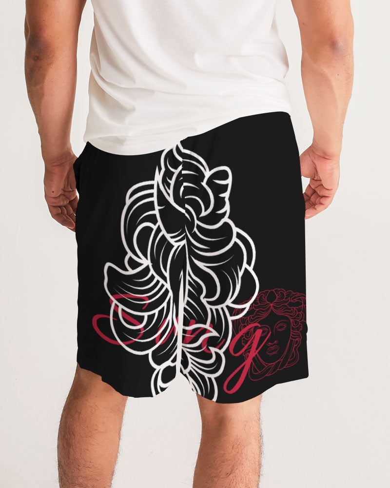 Swylang signatures  Men's All-Over Print Jogger Shorts