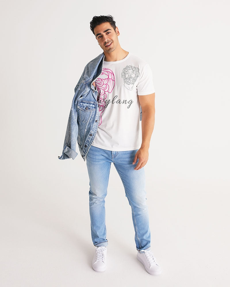Swylang pink Men's All-Over Print Tee