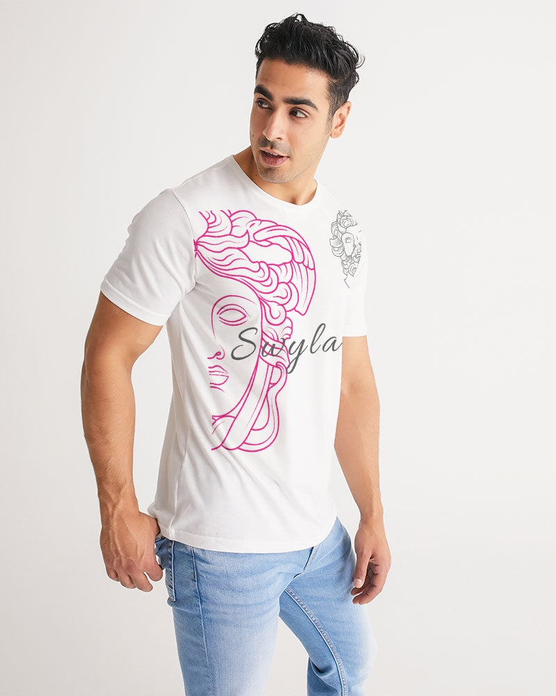 Swylang pink Men's All-Over Print Tee