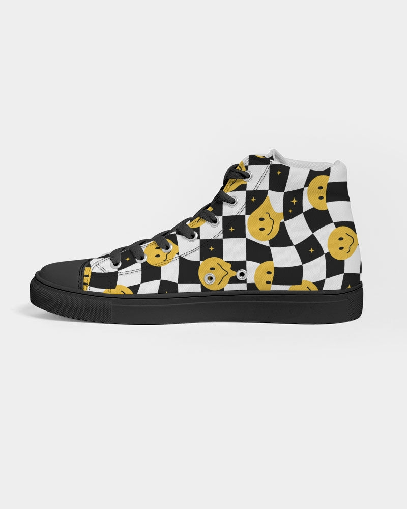 Chaos Women's Hightop Canvas Shoe - Black